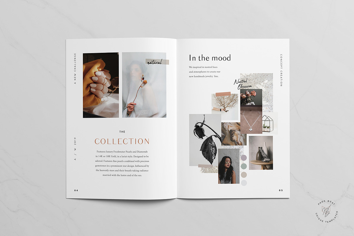 A5 Jewelry Fashion Lookbook Catalog, a Brochure Template by PageBeat (Photo 3 of 8)