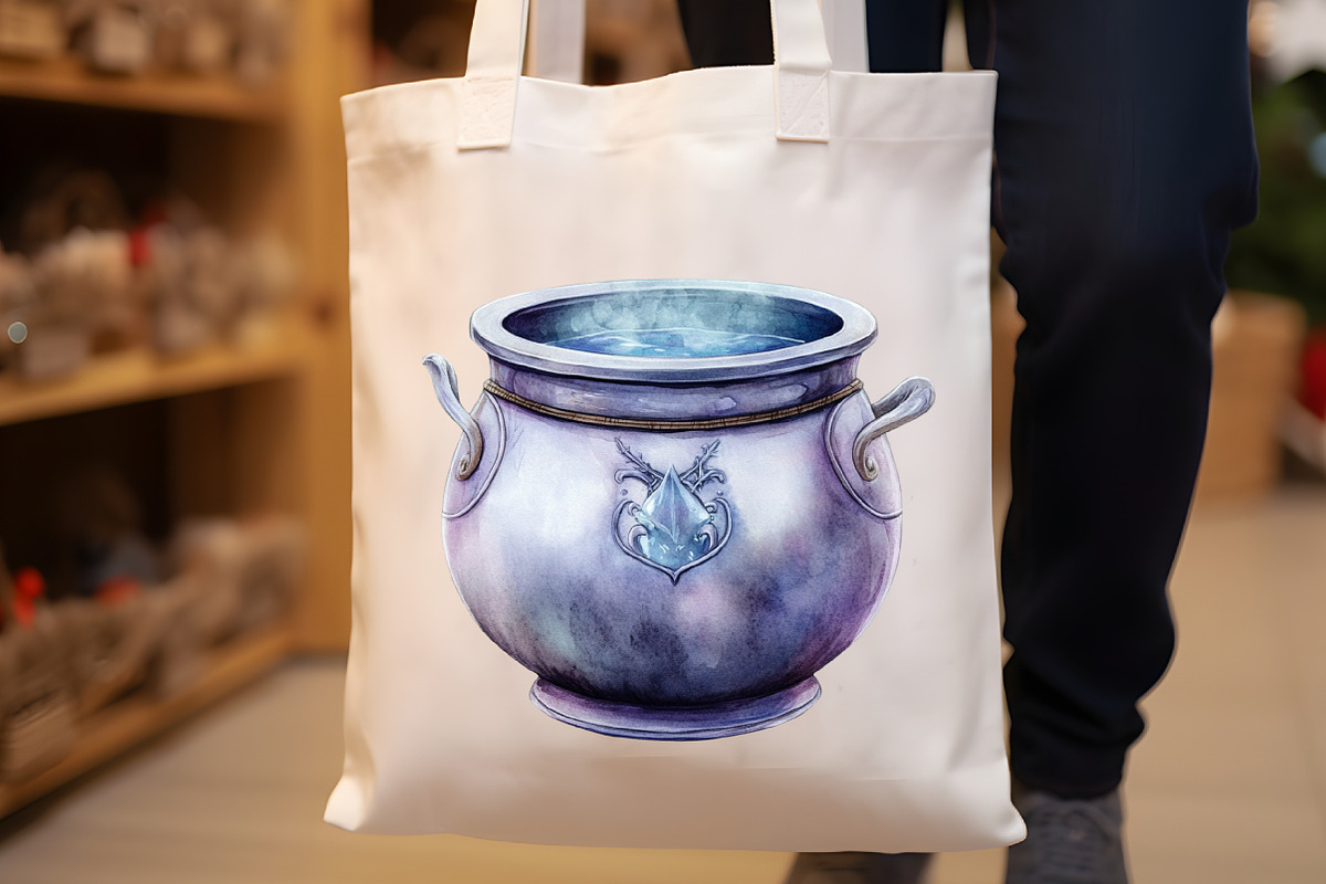 Watercolor Halloween Cauldron Clipar, an Illustration by Rose Art (Photo 4 of 7)