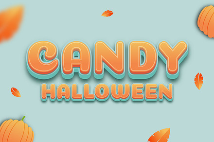 Candy Halloween Text Effect