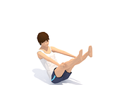 30 Yoga Pose Animations Bundle Woman, a Characters & Person 3D Model by Daniel Mikulik (Thumbnail 12 of 30)