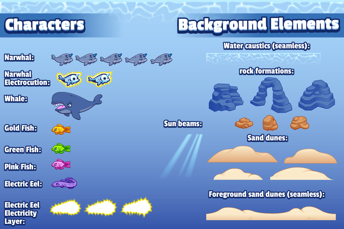 Endless Swimmer Game Maker, a Graphic by Vectricity Designs (Photo 6 of 9)