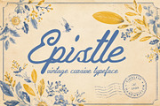Epistle - Vintage Cursive Typeface, a Script Font by HipFonts (Thumbnail 1 of 10)