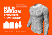 Raglan T-Shirt - 3D Mockup (Long), a Shirt Mockup by Mildstudio (Thumbnail 3 of 7)