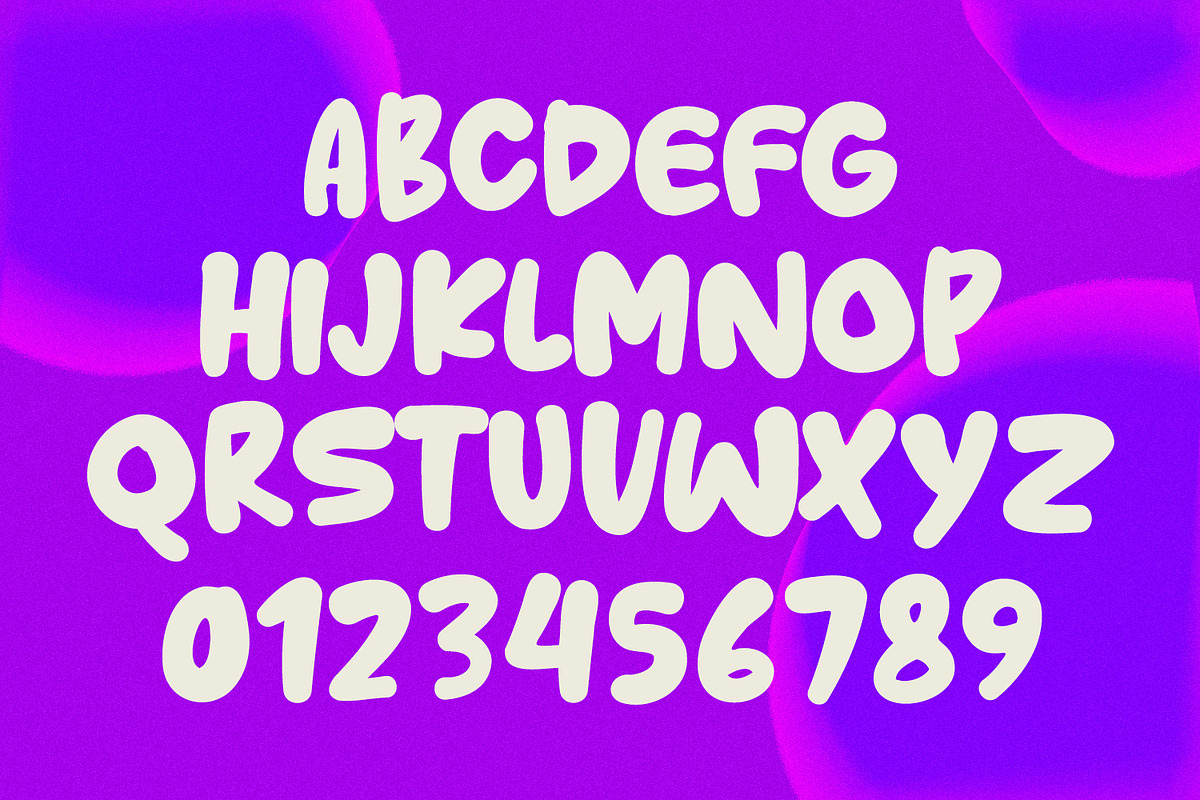 Scola Moow Rounded Handmade Handwrit, a Handwritten Font by Maulana Creative (Photo 3 of 7)