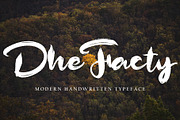 Dhe Facty, a Handwritten Font by pineungtype (Thumbnail 1 of 6)