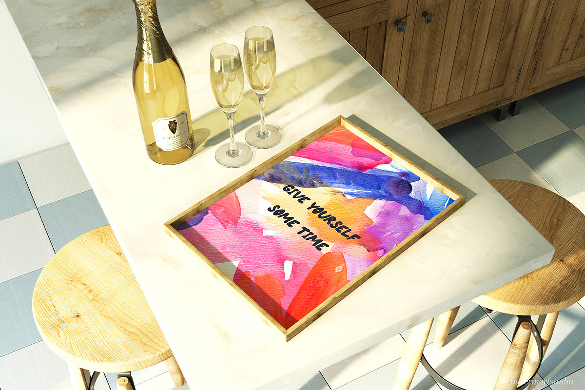 Bright Colorful Watercolor PRINTS, a Background Graphic by lerinartstudio (Photo 11 of 11)