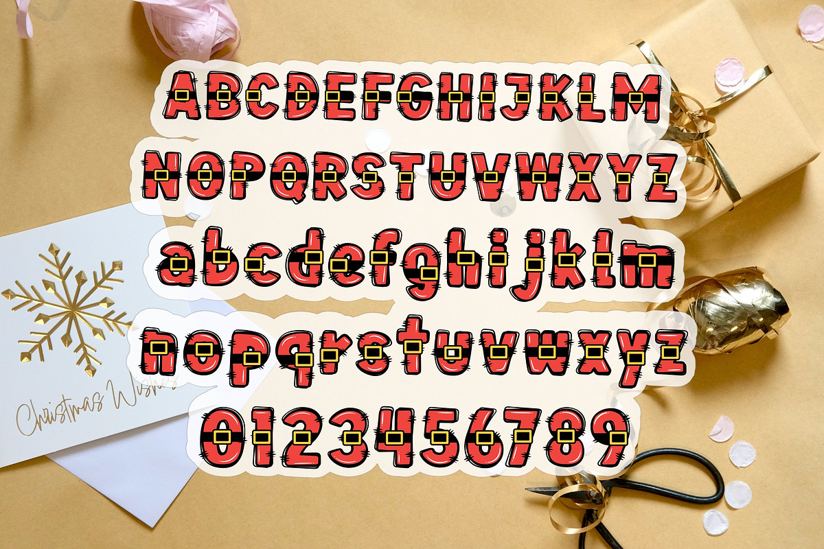 Santa Pulsar OTF PNG SVG, a Symbol Font by DREAMs Soul G. (Photo 2 of 5)
