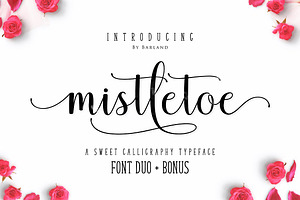 Mistletoe - Font Duo | 30% Off