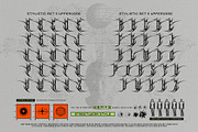 Maytorm Modern Metal Typeface, a Blackletter Font by alit design (Thumbnail 12 of 20)