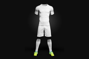Complete Soccer Kit Mockup