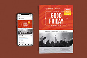 Good Friday Orange Grey, a Flyer Template by Me55enjah Design (Thumbnail 5 of 5)