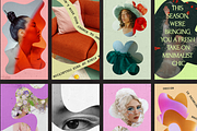 Retro & Modern Aesthetic Bundle, a Social Media Template by Kristina&Co (Thumbnail 8 of 14)