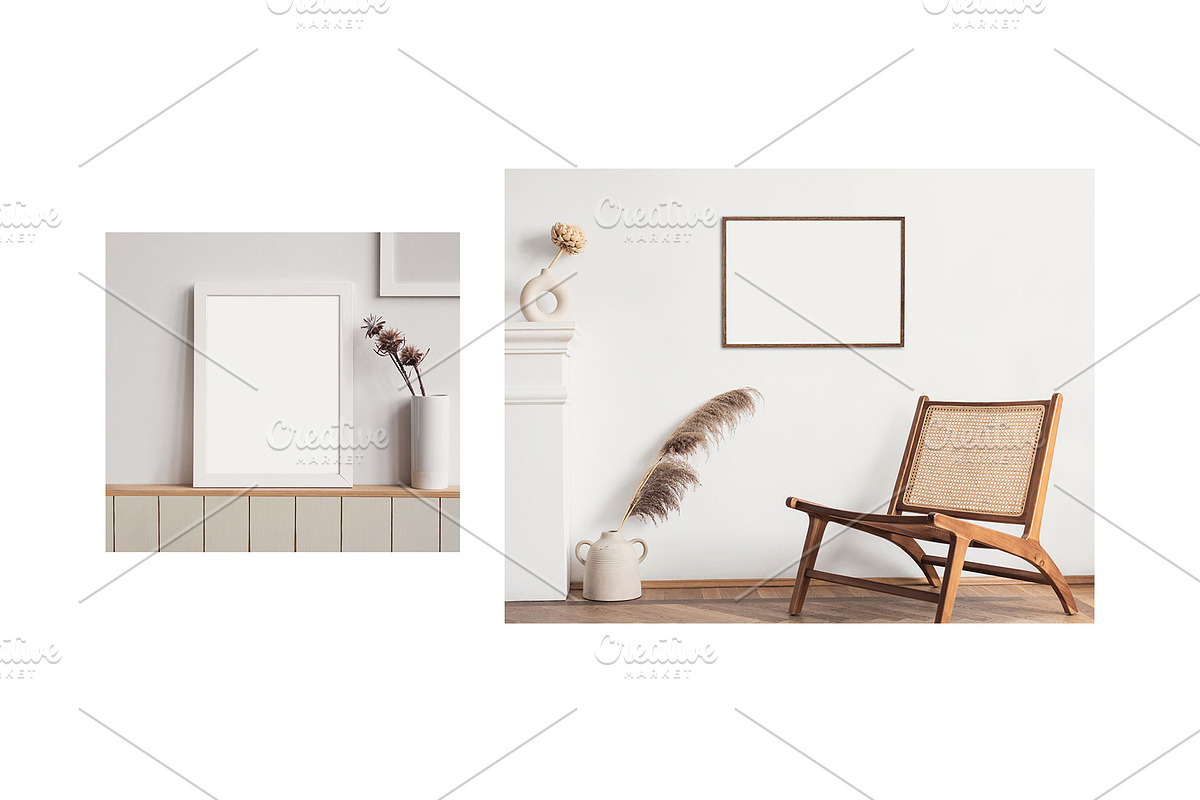 Artwork Frame Mockup Photo Bundle, a Poster Template by Octopus_Vibes (Photo 13 of 16)