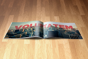 A5 Landscape Booklet Mockup