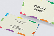 Colored Spots Business Card Template, a Business Card Template by Perfect Design (Thumbnail 3 of 3)