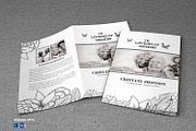 Funeral Program Template Black White, a Brochure Template by Madhabi Studio (Thumbnail 2 of 5)
