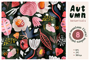 Autumn botanicals collection, a Pattern Graphic by solmariart (Thumbnail 1 of 7)
