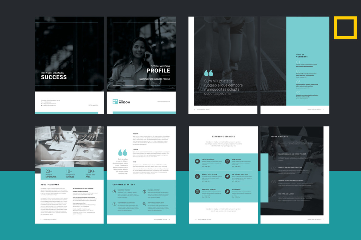Business Profile, a Stationery Template by DesignJanala (Photo 10 of 11)