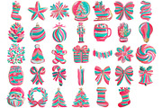 Christmas Brushstroke Elements PNG, an Illustration by Craft Nest (Thumbnail 6 of 6)