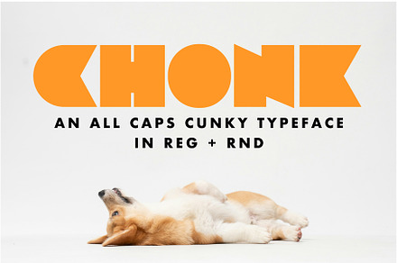 CHONK, a Sans Serif Font by Loudoun Design Co.