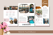 Travel Media Kit Canva Template, a Resume Template by Bonita Digital Design (Thumbnail 1 of 5)