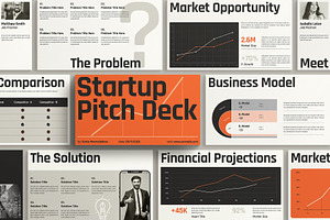 Startup Pitch Deck Presentation, a Presentation Template by E-Type