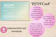 Beach Wedding Invitation Template, an Invitation Template by Talentex Invitations (Thumbnail 4 of 4)