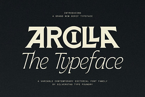 Arcilla — Variable Editorial Serif