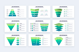 AIDA Model Illustrator Infographics