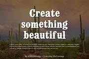 Brinavo | Old Western Display Font, a Serif Font by Everyday Perfection (Thumbnail 5 of 5)