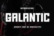 Galantic Sporty Font, a Sans Serif Font by RantautypeStudio (Thumbnail 1 of 13)