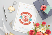 18 Wedding Logos and Badges, a Branding & Logo Template by Vasya Kobelev (Thumbnail 6 of 15)