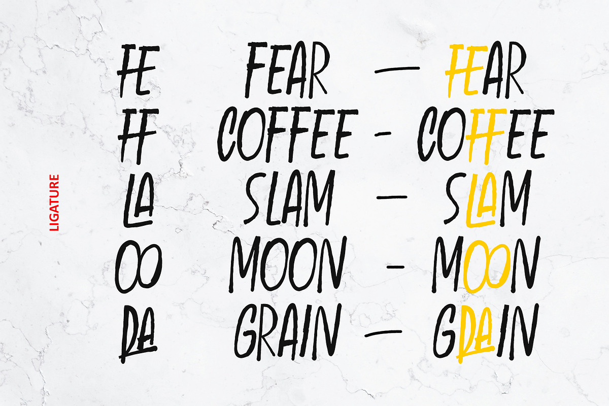 Blabow Nompe Bold Dry Brush Display, a Handwritten Font by Maulana Creative (Photo 4 of 7)