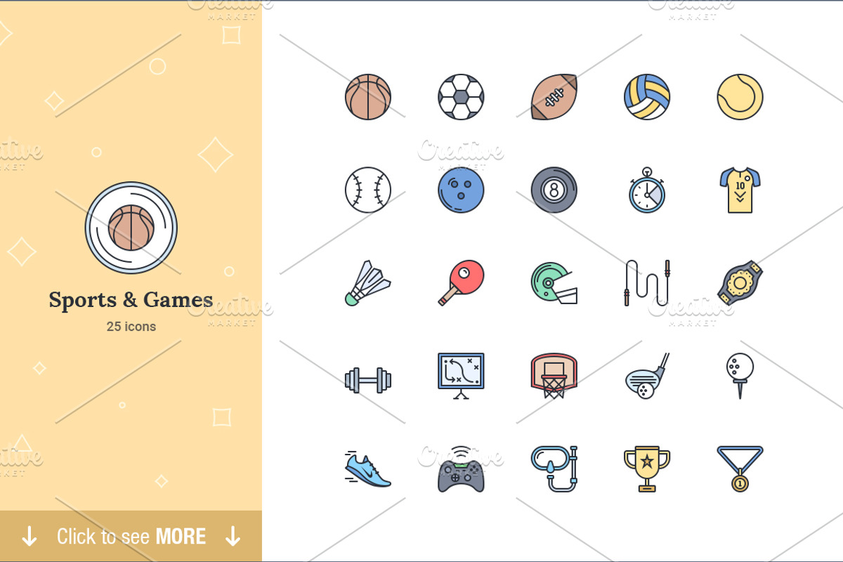 Sports – Epic landing page icons, an Icon by EpicShop (Photo 3 of 3)