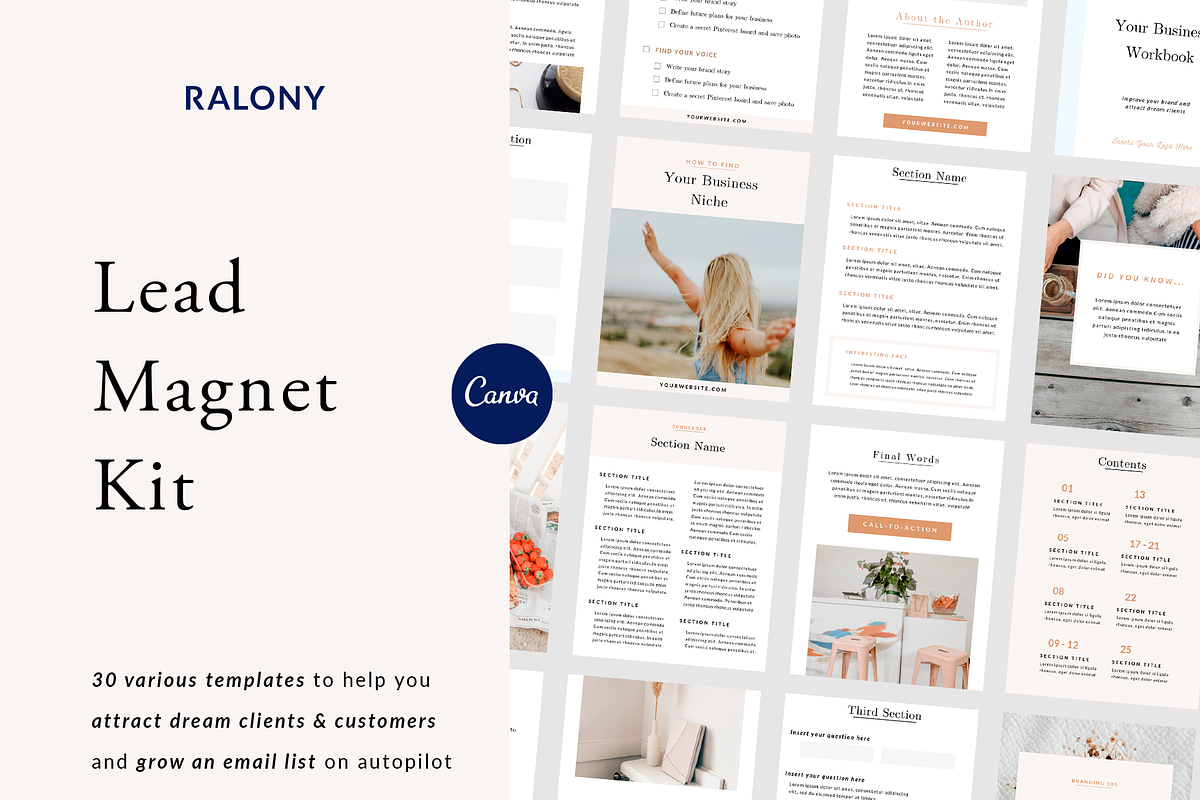 Lead Magnet Kit, an Email Template by Ralony (Photo 1 of 7)