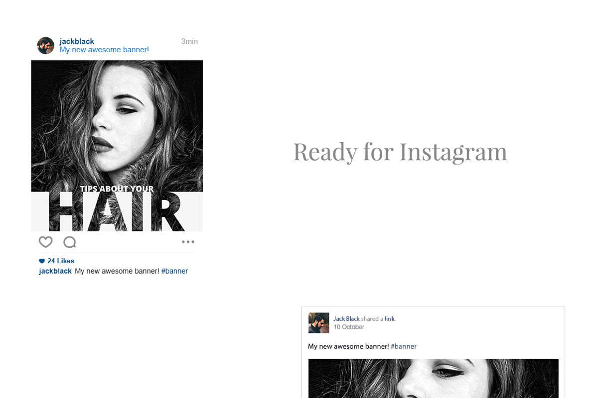 Beauty Social Media Banners, a Social Media Template by Web Donut (Photo 4 of 9)