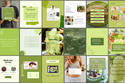 Nutrition Coach Instagram Canva Kit, a Social Media Template by Deepa Template Studio (Thumbnail 1 of 12)