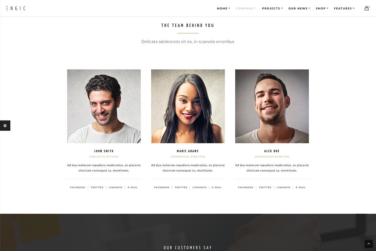 Architect Interior Design WordPress, a WordPress Template by UInstrument (Photo 9 of 10)