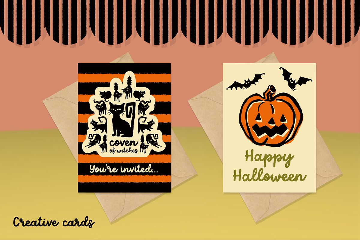 Halloween vector set, a Seasonal Illustration by Tanya Cornish (Photo 12 of 14)