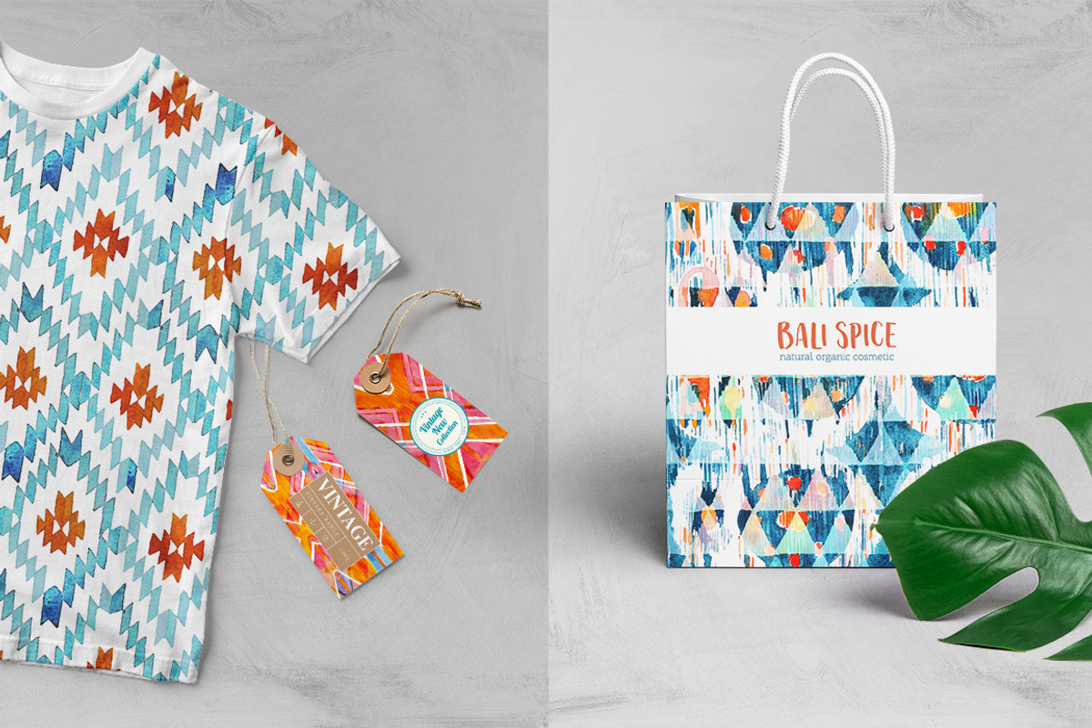 Balinese Ikat, a Pattern Graphic by Nicetoseeya (Photo 10 of 11)