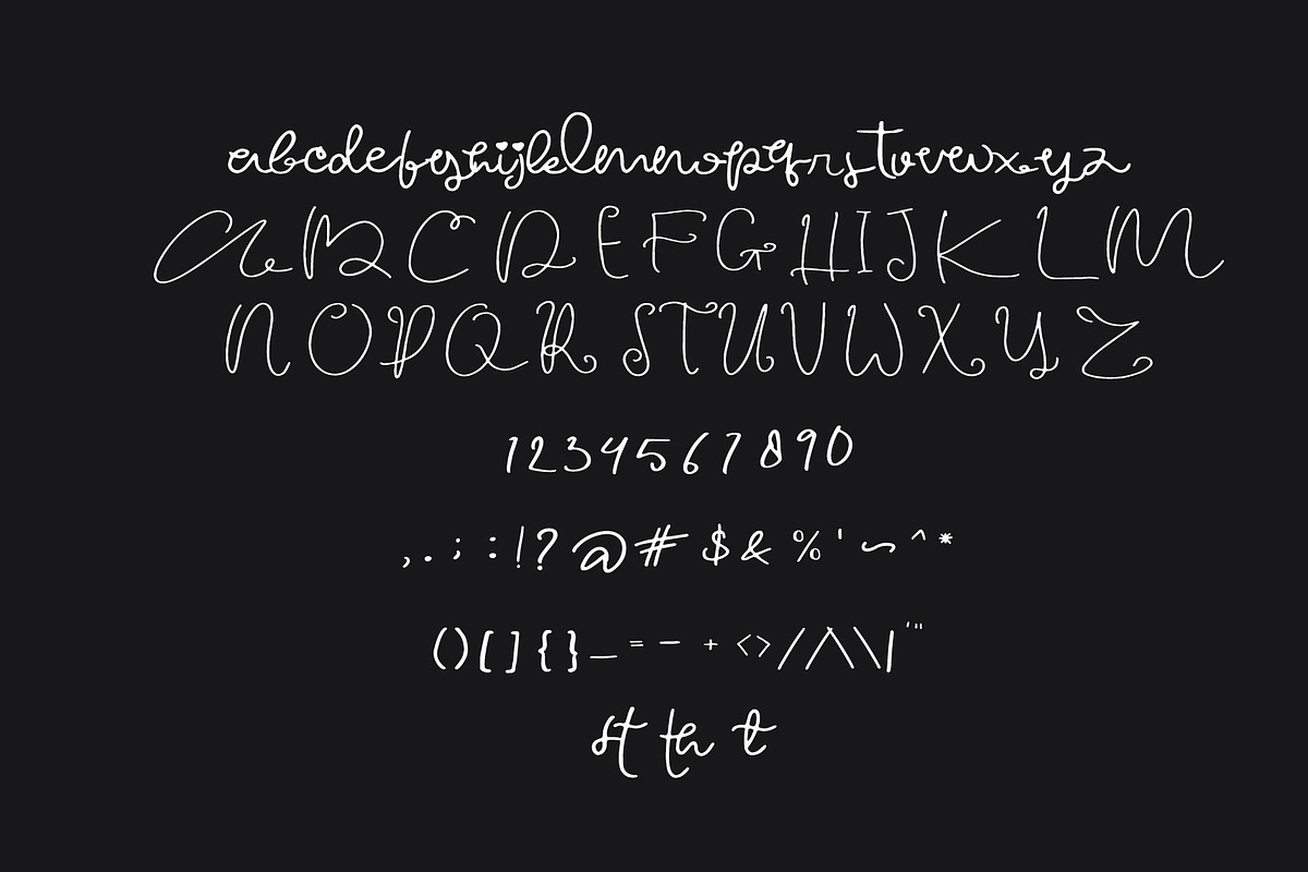 zaline font preview 4