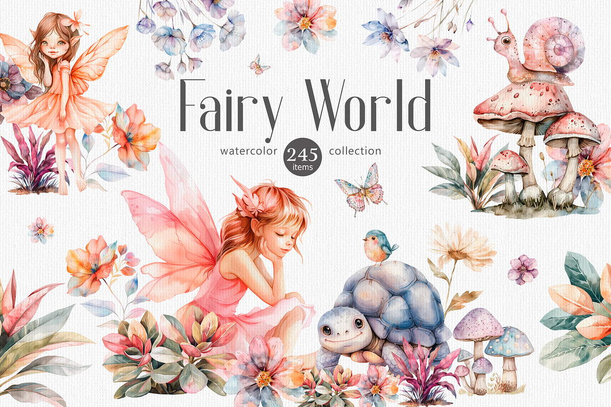 Fairy World. Nursery Art., a Decorative Illustration by Designwork (Photo 1 of 16)