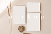Wedding Card Mockup, Stationery Mock, a Mockup by HALFTOUNE (Thumbnail 1 of 4)