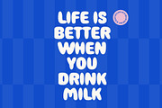 Bubble Milk – Bold Display Font, a Sans Serif Font by Studio Moara (Thumbnail 5 of 6)