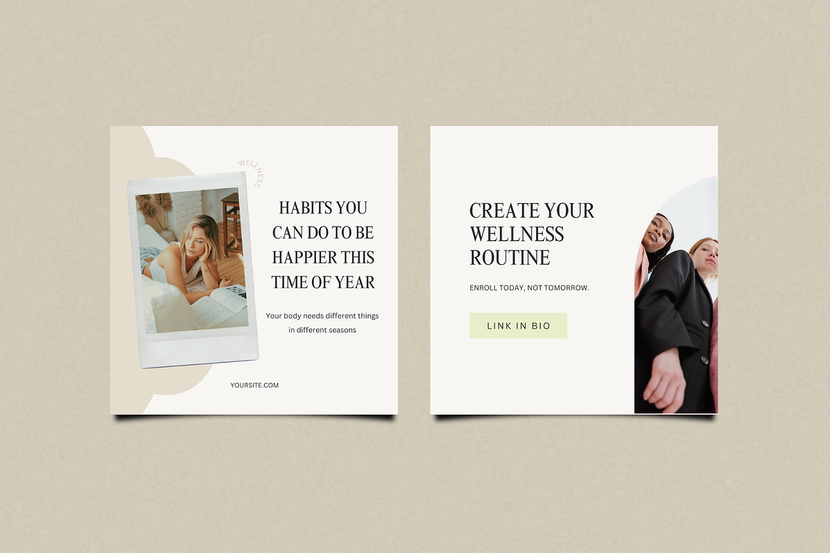 NONIE Playful Instagram Templates, a Social Media Template by Studio Mellow B (Photo 3 of 6)