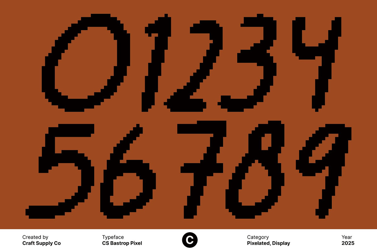 CS Bastrop Pixel, a Handwritten Font by Craft Supply Co. (Photo 5 of 8)