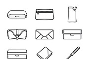 Bundles Set Optical Store Icons, an Outline Icon by adenpinkstore (Thumbnail 21 of 44)