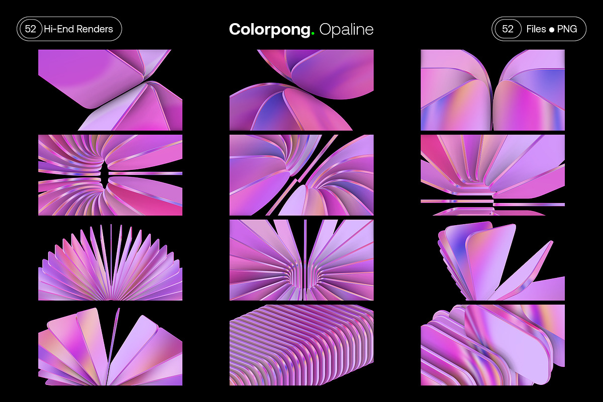 Opaline - 3D Abstract Bundle, a Graphic by Colorpong (Photo 24 of 25)