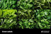 Green Salads. 47 images, a Food & Drink Photo by Handmadefont (Thumbnail 2 of 12)