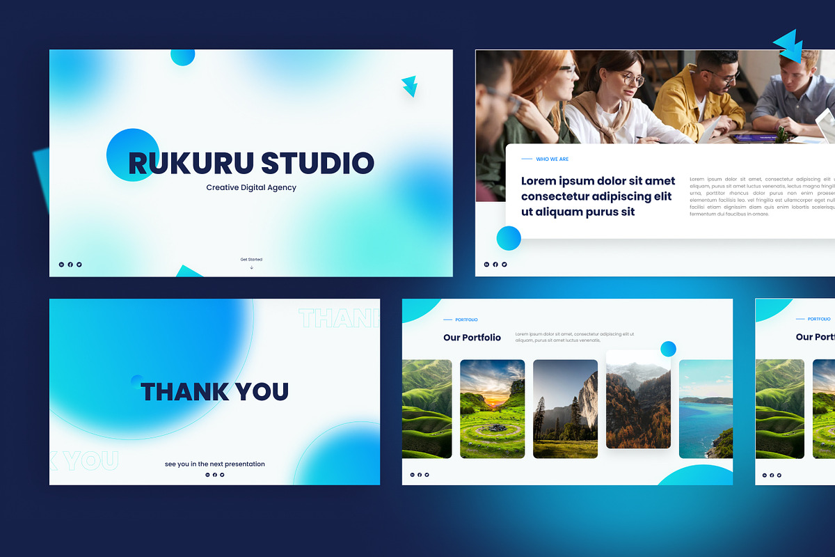Company Profile Template, a Presentation Template by Rukuru Studio (Photo 4 of 6)